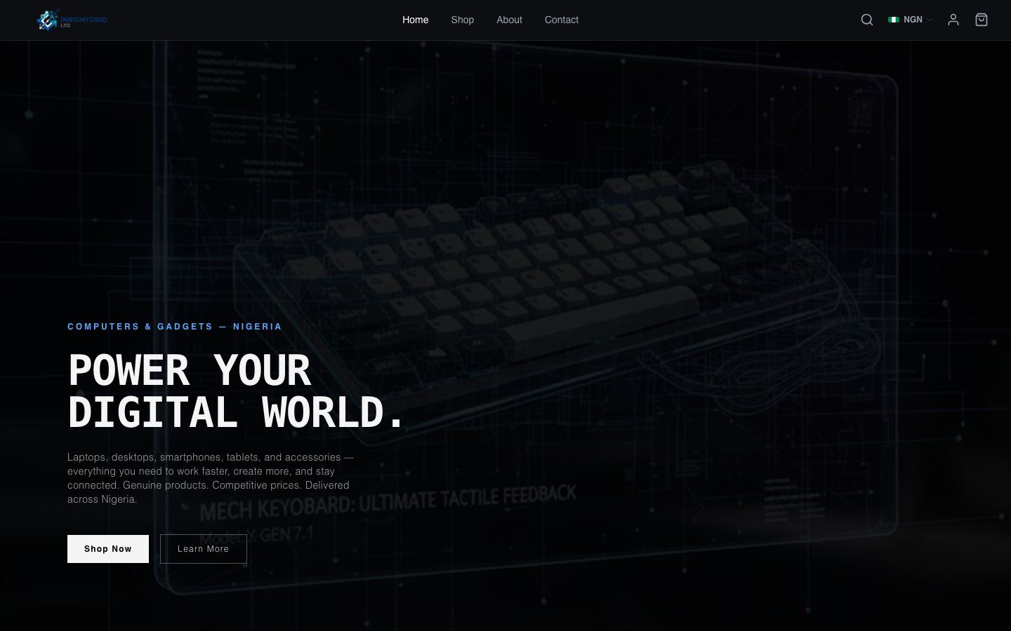 InsightGrid Limited hero preview