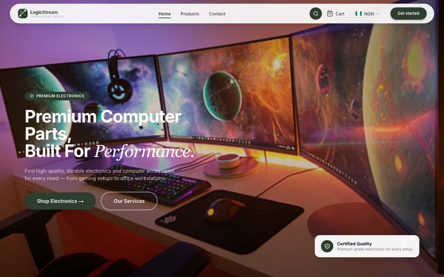 LogicStream Tech hero preview